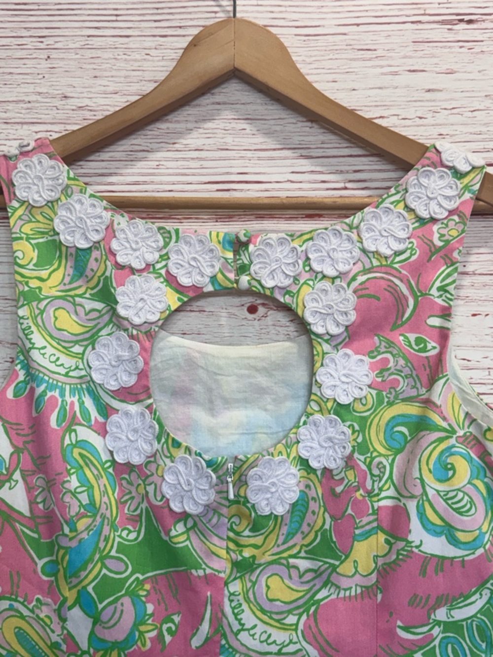 Lilly Pulitzer Nina Shift Dress in Multi Chin Chin Sz 10 - Picture 11 of 14